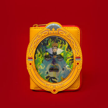 D23 Limited Edition Snow White Evil Queen Magic Mirror Lenticular Zip Around Wallet, Image 2